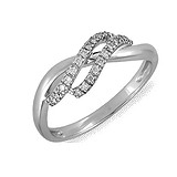 Женское золотое кольцо с бриллиантами, 150684