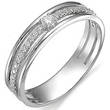 Золотое кольцо с бриллиантами, 1553564