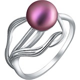 Женское серебряное кольцо с культив. жемчугом, 1611676