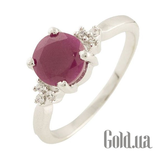 

Женские кольца Fresh Jewelry, Женское серебряное кольцо с рубином и куб. циркониями, 17