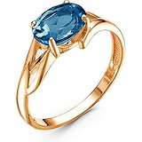 Женское золотое кольцо с топазом, 1650076