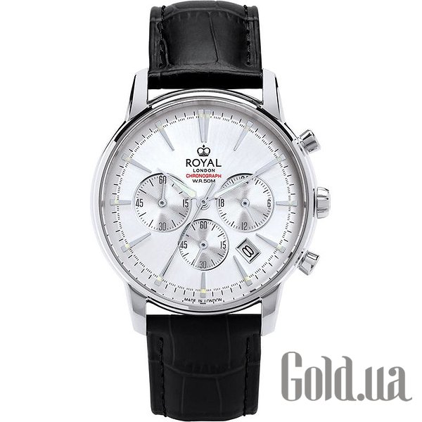 

Мужские часы Royal London, Мужские часы Classic Chronograph 41396-02