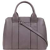 Mattioli Женская сумка 122-17С серо-коричневая, 1669276