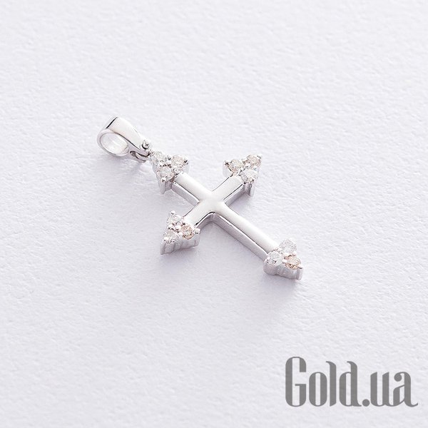 

Кулон-крестик Украина, Золотой кулон с бриллиантами