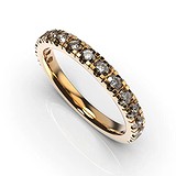 Золотое обручальное кольцо с бриллиантами, 1768092