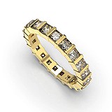 Золотое обручальное кольцо с бриллиантами, 1768348