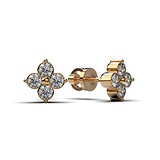 Золоті сережки з діамантами., 1768604