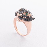 Женское золотое кольцо с куб. циркониями, 1797276