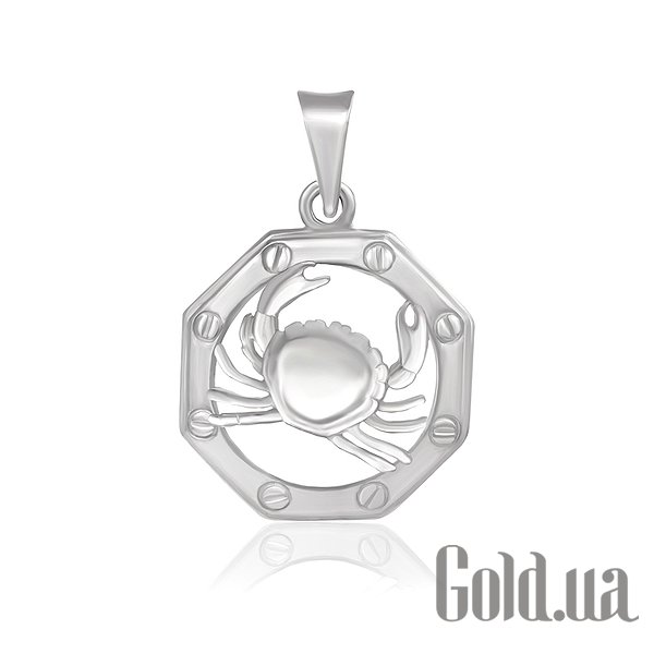 

Кулон-знак зодиака Silvex925, Серебряный кулон "Рак"