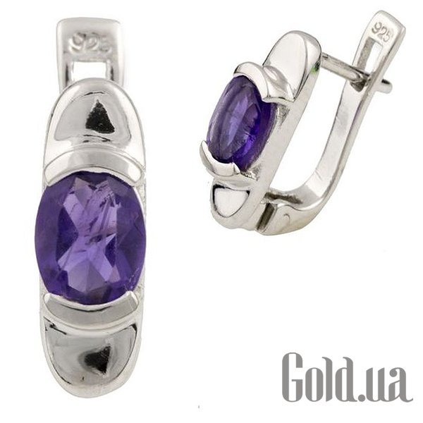 

Серьги Fresh Jewelry, Серебряные серьги с аметистами