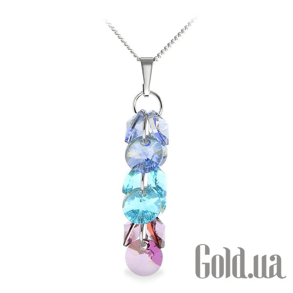 

Женские колье и кулоны Kobi, Стальной, Кулон с цепочкой с кристаллами Swarovski