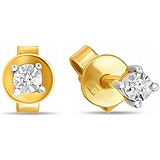 Золоті сережки з діамантами, 1628317