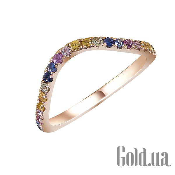 

Кольцо Lurie Jewelry, Женское золотое кольцо с сапфирами, 16