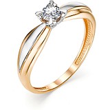Золотое кольцо с бриллиантом, 1697181