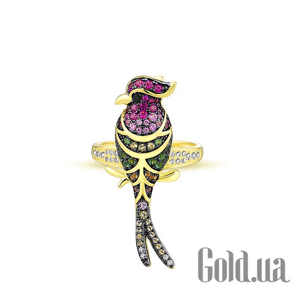 

Женские кольца Lurie Jewelry, Женское серебряное кольцо с куб. циркониями, 16.5