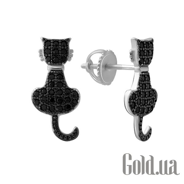 

Серьги-гвоздики Fresh Jewelry, Серебряные серьги с куб. циркониями