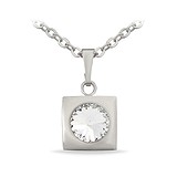 Кулон з ланцюжком з кристалом Swarovski, 829853