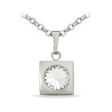 Кулон с цепочкой с кристаллом Swarovski, 829853