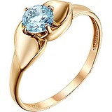 Женское золотое кольцо с топазом, 1554846