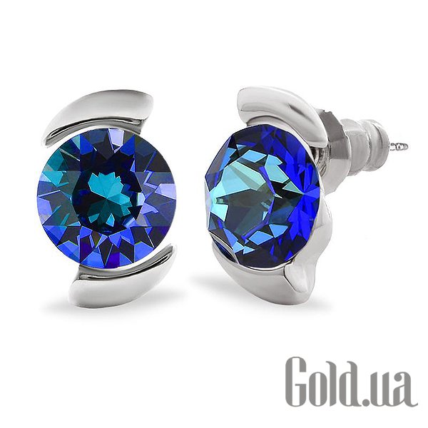 

Пусеты (гвоздики) Kobi, Стальной, Серьги с кристаллами Swarovski