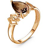 Женское золотое кольцо с раухтопазом, 1650078