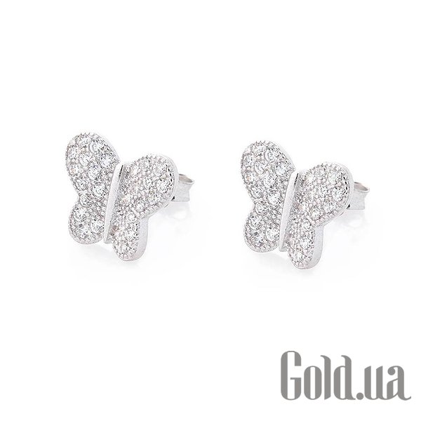 

Серьги-гвоздики Украина, Серебряные серьги с куб. циркониями