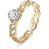 Kabarovsky Золотое кольцо с бриллиантом, 1698718