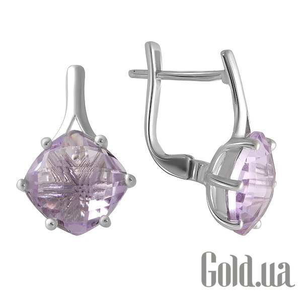 

Серьги Fresh Jewelry, Серебряные серьги с аметистами