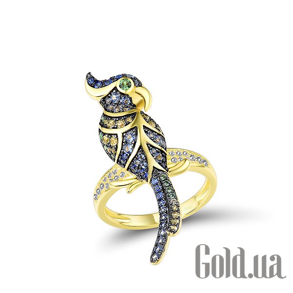 

Женские кольца Lurie Jewelry, Женское серебряное кольцо с куб. циркониями, 19