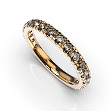 Золотое обручальное кольцо с бриллиантами, 1768094