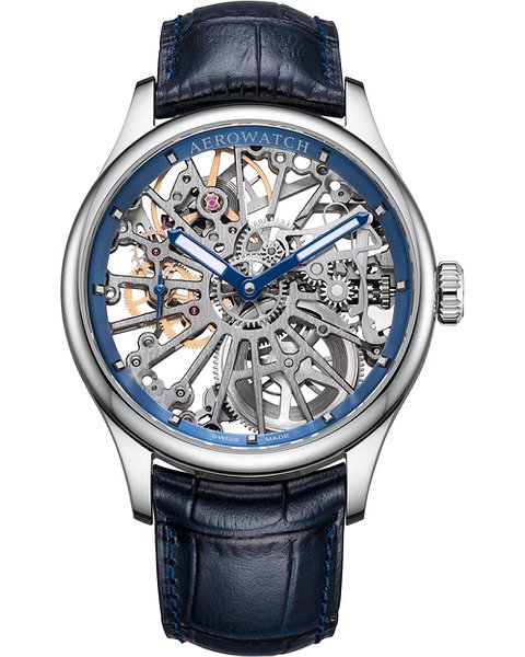 Aerowatch Мужские часы Renaissance Skeleton Wheel 50981AA25