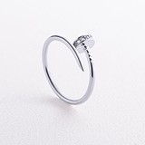 Женское золотое кольцо с куб. циркониями, 1797278