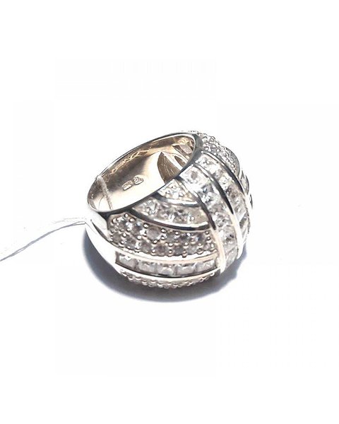 Thomas Sabo Женское серебряное кольцо с куб. циркониями TR1548-1-066-56