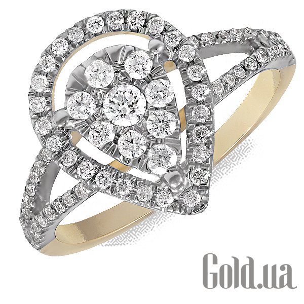 

Кольцо Soul Diamonds, Женское золотое кольцо с бриллиантами, 15