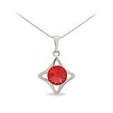 Кулон з ланцюжком з кристалом Swarovski, 1312671