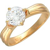 Золотое кольцо с куб. цирконием, 1604511