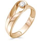 Женское золотое кольцо с бриллиантом, 1605791