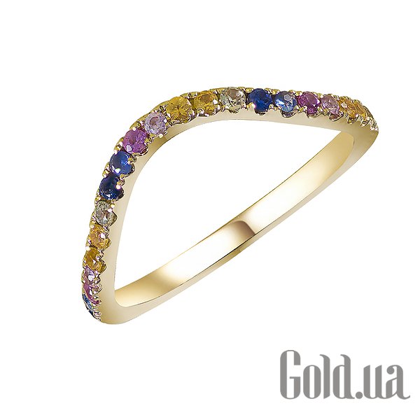 

Кольцо Lurie Jewelry, Женское золотое кольцо с сапфирами, 16.5