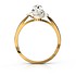 Женское золотое кольцо с бриллиантом - фото 2
