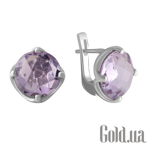 

Серьги Fresh Jewelry, Серебряные серьги с аметистами