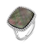 Женское серебряное кольцо с перламутром (2106791), фотографии