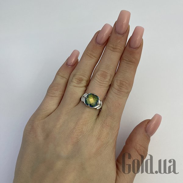 Каблучка Fresh Jewelry Жіноча срібна каблучка з топазом, 17.5