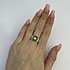 Женское серебряное кольцо с топазом - фото 2