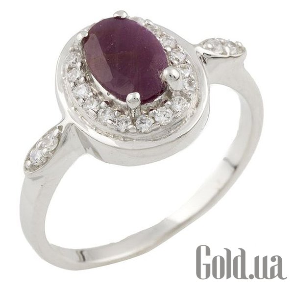 

Женские кольца Fresh Jewelry, Женское серебряное кольцо с рубином и куб. циркониями, 17