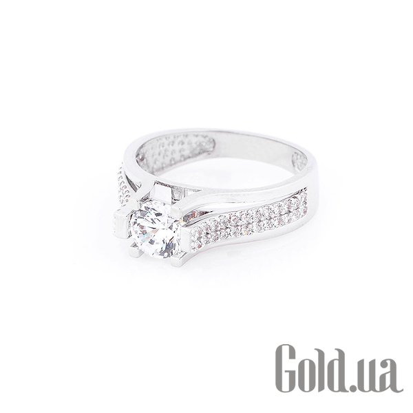 

Кольцо Украина, Золотое кольцо с куб. циркониями, 18.5