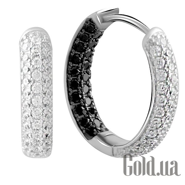 

Серьги Fresh Jewelry, Серебряные серьги с куб. циркониями