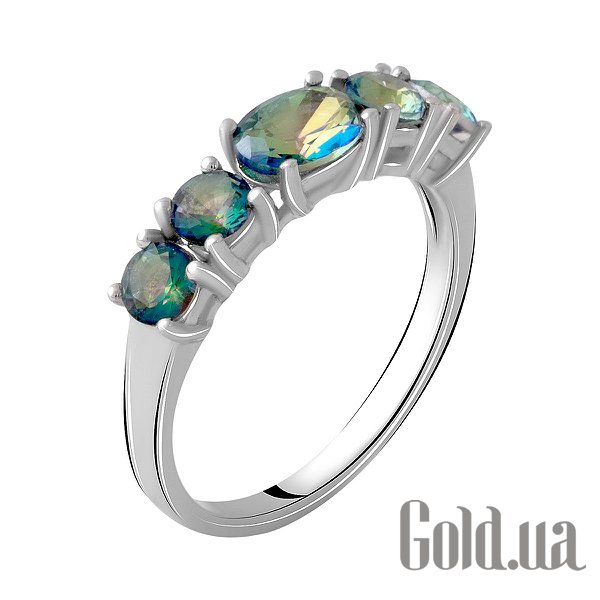 

Женские кольца Fresh Jewelry, Женское серебряное кольцо с синт. топазами, 17
