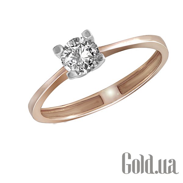 

Кольцо Украина, Золотое кольцо с куб. цирконием, 16