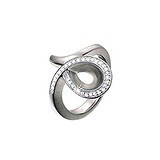 Pierre Cardin Женское серебряное кольцо с куб. циркониями, 051872