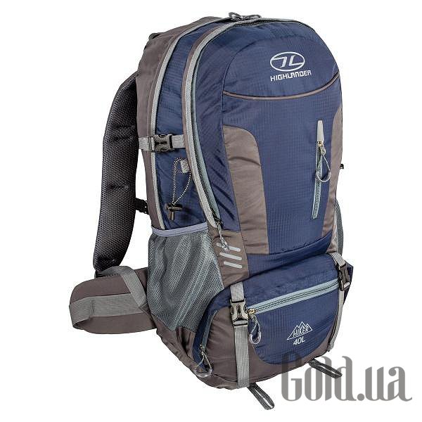 

Рюкзак Highlander, Синий;серый, Рюкзак Hiker 40 Navy Blue